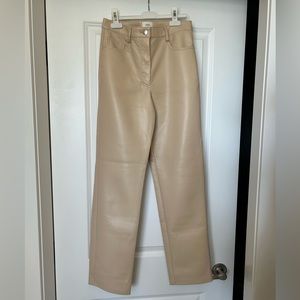 Cream Leather Pants | Aritzia Melina’s